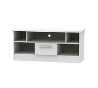 Harrow 1 Drawer Tv & Media Unit In Grey Matt (Ready Assembled)