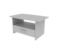 Ready Assembled 2 U Harrow Bottom Drawer Coffee Table (Ready Assembled) in Mid Grey Ready Assembled 2 U Mid Grey