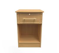 Ready Assembled 2 U Hereford 1 Drawer Bedside Cab(Ready Assembled) in Light Oak Ready Assembled 2 U Light Oak