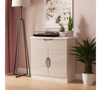 Ready Assembled 2 U Holborn 1 Drawer 2 Door Sideboard (Ready Assembled) in Taupe | Size: Medium Ready Assembled 2 U Taupe Medium
