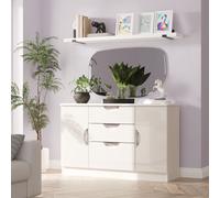 Ready Assembled 2 U Holborn 2 Door 3 Drawer Sideboard (Ready Assembled) in Taupe | Size: Large Ready Assembled 2 U Taupe Large