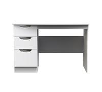 Ready Assembled 2 U Holborn 3 Drawer Desk (Ready Assembled) in White Ready Assembled 2 U White