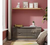 Ready Assembled 2 U Holborn 4 Drawer Bed Box (Ready Assembled) in Mid Grey Ready Assembled 2 U Mid Grey