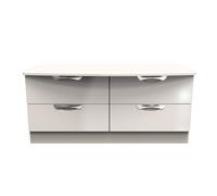 Ready Assembled 2 U Holborn 4 Drawer Bed Box (Ready Assembled) in Taupe | Size: Small Ready Assembled 2 U Taupe Small