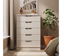 Ready Assembled 2 U Holborn 5 Drawer Chest (Ready Assembled) in Taupe | Size: Large Ready Assembled 2 U Taupe Large