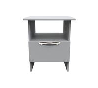 Ready Assembled 2 U Holborn Bottom Drawer Lamp Table (Ready Assembled) in Grey Ready Assembled 2 U Grey