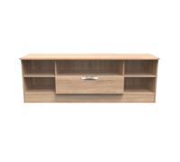 Ready Assembled 2 U Holborn Wide 1 Drawer TV & Media Unit (Ready Assembled) in Light Oak Ready Assembled 2 U Light Oak