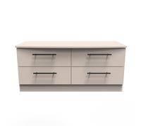 Ready Assembled 2 U Howard 4 Drawer Bed Box (Ready Assembled) in Taupe Ready Assembled 2 U Taupe