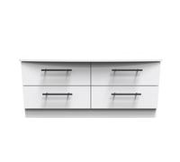 Ready Assembled 2 U Howard 4 Drawer Bed Box (Ready Assembled) in White Ready Assembled 2 U White