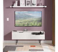 Ready Assembled 2 U Islay 2 Drawer Coffee TV Unit (Ready Assembled) in Taupe Ready Assembled 2 U Taupe
