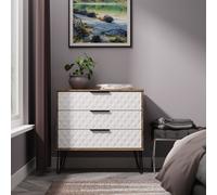 Ready Assembled 2 U Islay 3 Drawer Chest (Ready Assembled) in White | Size: Medium Ready Assembled 2 U White Medium