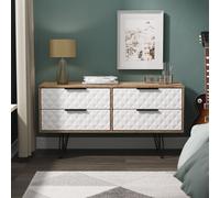 Ready Assembled 2 U Islay 4 Drawer Bed Box (Ready Assembled) in White Ready Assembled 2 U White