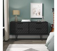 Ready Assembled 2 U Islay 4 Drawer Bedbox (Ready Assembled) in Black | Size: Small Ready Assembled 2 U Black Small