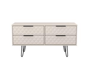 Ready Assembled 2 U Islay 4 Drawer Bedbox (Ready Assembled) in Taupe | Size: Small Ready Assembled 2 U Taupe Small