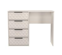 Ready Assembled 2 U Islay 4 Drawer Vanity (Ready Assembled) in Taupe | Size: Medium Ready Assembled 2 U Taupe Medium