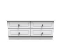 Ready Assembled 2 U Kendal 4 Drawer Bed Box (Ready Assembled) in Off-White Ready Assembled 2 U Off-White