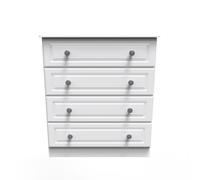 Ready Assembled 2 U Kendal 4 Drawer Chest (Ready Assembled) in Off-White Ready Assembled 2 U Off-White