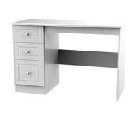 Ready Assembled 2 U Lancaster 3 Drawer Desk (Ready Assembled) in Grey Ready Assembled 2 U Grey