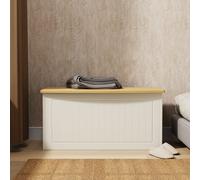 Ready Assembled 2 U Lancaster Blanket Box (Ready Assembled) in Cream Ready Assembled 2 U Cream
