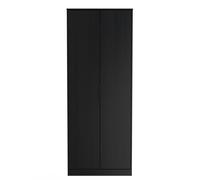 Ready Assembled 2 U Madrid 2 Door Wardrobe (Ready Assembled) in Black Ready Assembled 2 U Black