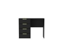 Welcome Furniture Ready Assembled Diego J 4 Drawer Vanity In Black Ash