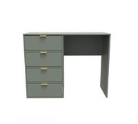 Welcome Furniture Ready Assembled Diego J 4 Drawer Vanity In Reed Green