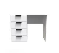 Ready Assembled 2 U Madrid 4 Drawer Vanity (Ready Assembled) in White Ready Assembled 2 U White