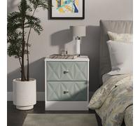 Welcome Furniture Welcome Furniutre San Jose 2 Drawer Bedside - Ready Assembled