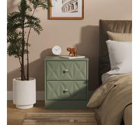 Welcome Furniture Welcome Furniutre San Jose 2 Drawer Bedside - Ready Assembled
