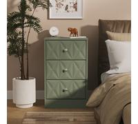 Welcome Furniture Welcome Furniutre San Jose 3 Drawer Bedside - Ready Assembled