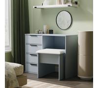 Ready Assembled 2 U Menai 4 Drawer Vanity (Ready Assembled) in Light Blue Ready Assembled 2 U Light Blue