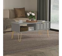Ready Assembled 2 U Metro 1 Drawer Coffee Table (Ready Assembled) in Grey Ready Assembled 2 U Grey