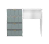 Ready Assembled 2 U Metro 4 Drawer Vanity (Ready Assembled) in Duck Egg Blue Ready Assembled 2 U Duck Egg Blue