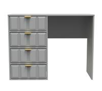 Ready Assembled 2 U Metro 4 Drawer Vanity (Ready Assembled) in Grey | Size: Medium Ready Assembled 2 U Grey Medium