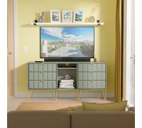 Ready Assembled 2 U Metro 6 Drawer Sideboard (Ready Assembled) in Pale Green Ready Assembled 2 U Pale Green