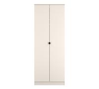 Welcome Furniture Ready Assembled Bora Double Wardrobe, Cream