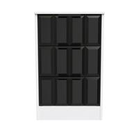 Ready Assembled 2 U Seattle 3 Drawer Bedside Cabinet (Ready Assembled) in Black Ready Assembled 2 U Black