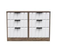 Ready Assembled 2 U Seattle 6 Drawer Bed Box (Ready Assembled) in Dark Brown | Size: Large Ready Assembled 2 U Dark Brown Large