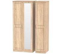 Ready Assembled 2 U Stafford Triple Mirror Wardrobe (Ready Assembled) in Natural Ready Assembled 2 U Natural