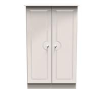 Ready Assembled 2 U Stratford 2 Door Midi Wardrobe (Ready Assembled) in Taupe Ready Assembled 2 U Taupe