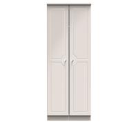 Ready Assembled 2 U Stratford 2 Door Wardrobe (Ready Assembled) in Taupe Ready Assembled 2 U Taupe