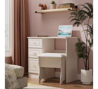 Ready Assembled 2 U Stratford 3 Drawer Vanity (Ready Assembled) in Taupe Ready Assembled 2 U Taupe