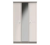 Ready Assembled 2 U Stratford Tall Triple Mirror Wardrobe (Ready Assembled) in Taupe Ready Assembled 2 U Taupe