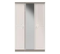 Ready Assembled 2 U Stratford Triple Mirror Wardrobe (Ready Assembled) in Taupe Ready Assembled 2 U Taupe