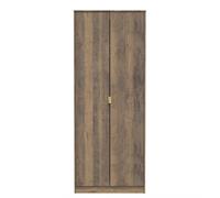 Ready Assembled 2 U Tamworth 2 Door Wardrobe (Ready Assembled) in Dark Brown Ready Assembled 2 U Dark Brown