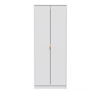 Ready Assembled 2 U Tamworth 2 Door Wardrobe (Ready Assembled) in White Ready Assembled 2 U White
