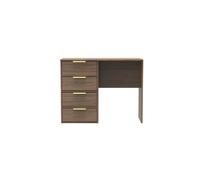 Ready Assembled 2 U Tamworth 4 Drawer Vanity (Ready Assembled) in Walnut Ready Assembled 2 U Walnut