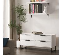 Ready Assembled 2 U Tamworth XXL Coffee Table 1000x500 (Ready Assembled) in White Ready Assembled 2 U White