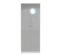 Ready Assembled 2 U Taunton 2 Door Wardrobe (Ready Assembled) in Mid Grey Ready Assembled 2 U Mid Grey