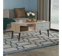 Ready Assembled 2 U Toledo 1 Drawer Coffee Table (Ready Assembled) in Duck Egg Blue Ready Assembled 2 U Duck Egg Blue